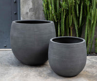 Thumbnail for Campania International Fiber Clay Marlton Planter Urn/Planter Campania International Lead Lite Large 