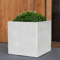 Thumbnail for Campania International Fiber Clay Farnley Planter Urn/Planter Campania International Ivory 28 x 28 