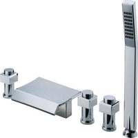 Thumbnail for ANZZI Guaira 3-Handle Deck-Mount Roman Tub Faucet bathtub faucets ANZZI 