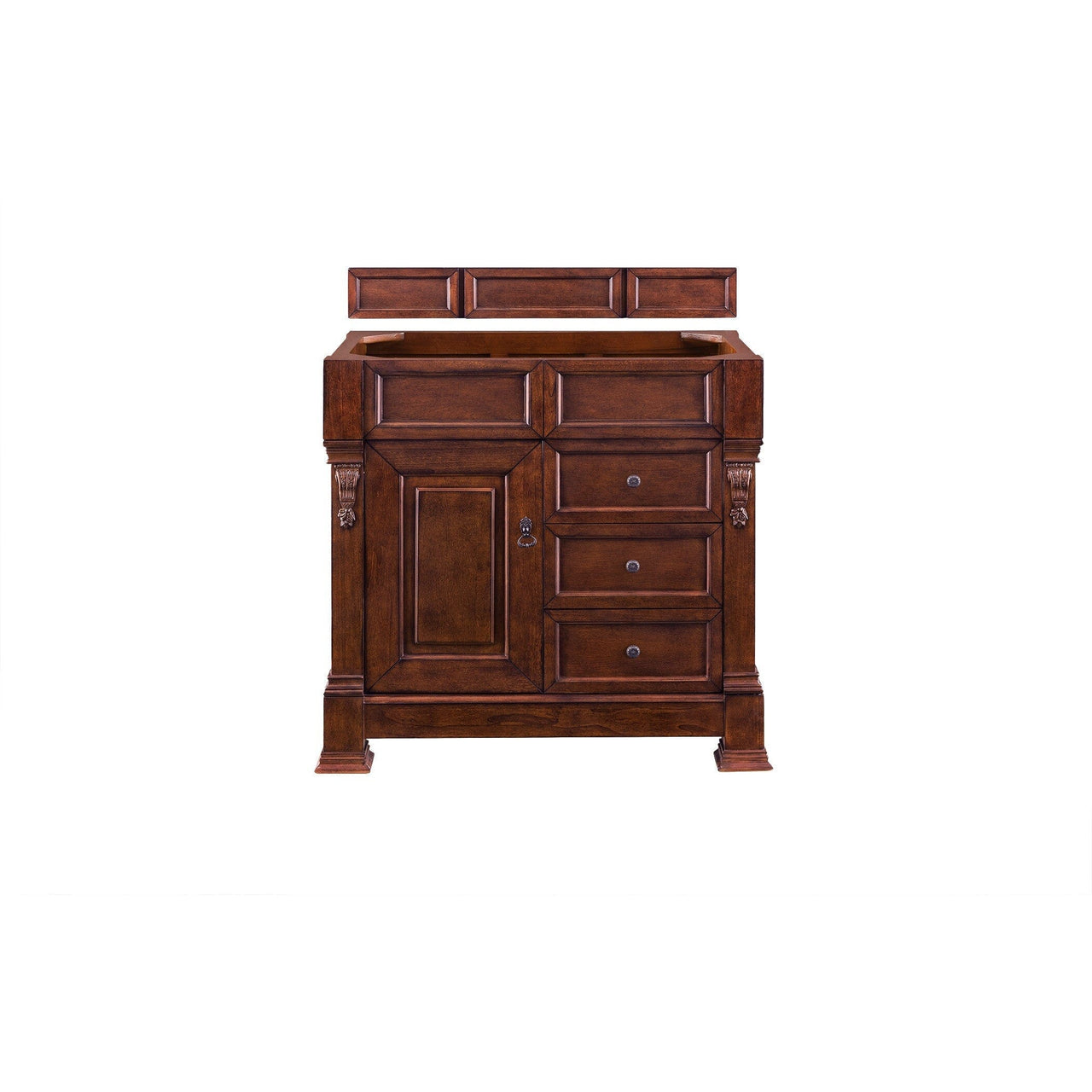 James Martin Brookfield 36" Single Vanity Vanities James Martin Warm Cherry Cabinet Only 