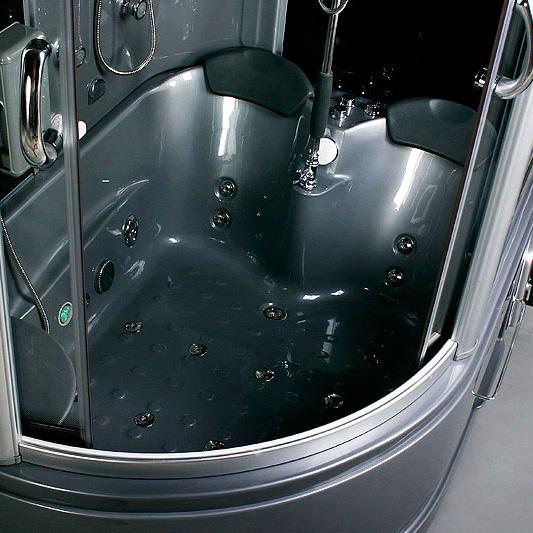 Maya Bath Siena-Gray-Right Steam Shower Steam Shower Maya Bath 