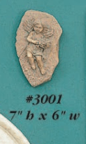 Thumbnail for Winter Angel Ruin Plaque Cast Stone Outdoor Asian Collection Accessories Tuscan 