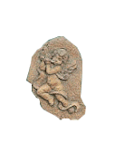 Flute Angel Ruin Plaque Cast Stone Outdoor Asian Collection Accessories Tuscan 