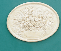 Thumbnail for Printemps Plaque Cast Stone Outdoor Asian Collection Wall Ornament Tuscan 