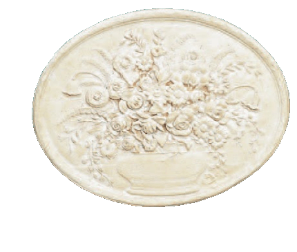 Printemps Plaque Cast Stone Outdoor Asian Collection Wall Ornament Tuscan 