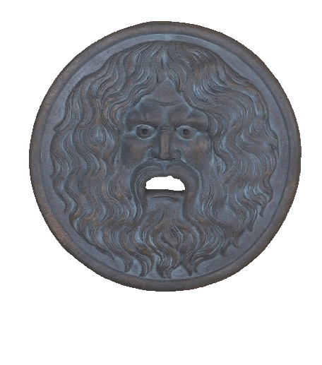 Bocca Verita Cast Stone Outdoor Asian Collection Wall Ornament Tuscan 