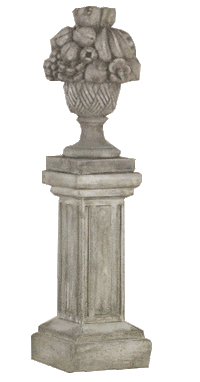 Thumbnail for Fruit Basket Large Cast Stone Outdoor Asian Collection Statues Collection Tuscan 