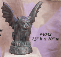 Thumbnail for Florentine Gargoyle Medium Cast Stone Outdoor Asian Collection Statues Tuscan 