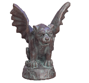 Florentine Gargoyle Medium Cast Stone Outdoor Asian Collection Statues Tuscan 