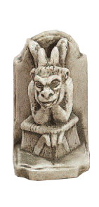 Notre Dame Bookend Cast Stone Outdoor Asian Collection Statues Tuscan 