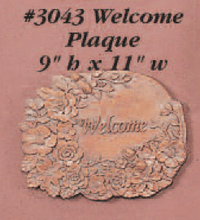 Thumbnail for Welcome Plaque Cast Stone Outdoor Asian Collection Wall Ornament Tuscan 
