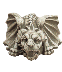 Thumbnail for Dragon Gargoyle Cast Stone Outdoor Asian Collection Statues Tuscan 
