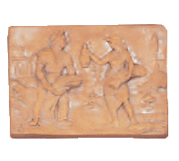 Thumbnail for Season Plaque Cast Stone Outdoor Asian Collection Wall Ornament Tuscan Summer Natural (N) 