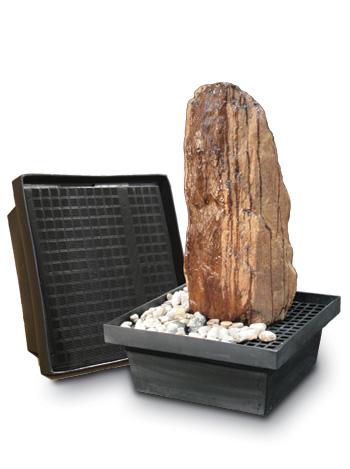 Malay Rock Fountain W/2' Reservoir Fountain Fiore Stone 