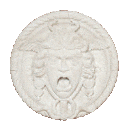 Medusa Cast Stone Outdoor Asian Collection Wall Ornament Tuscan 