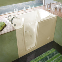 Thumbnail for MediTub Walk-In 30 x 54 Left Drain Biscuit Whirlpool & Air Jetted Walk-In Bathtub Walk In Tubs MediTub 