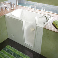 Thumbnail for MediTub 3054RWS Walk-In 30 x 54 Right Drain White Soaking Walk-In Bathtub Walk In Tubs MediTub 