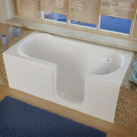 Thumbnail for MediTub 3060SIRWS Step-In 30 x 60 Right Drain White Soaking Step-In Bathtub Walk In Tubs MediTub 