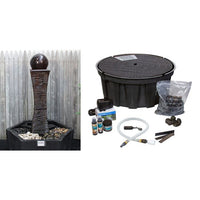 Thumbnail for Closed Top FNT3080 Ceramic Vase Complete Fountain Kit Vase Fountain Blue Thumb 