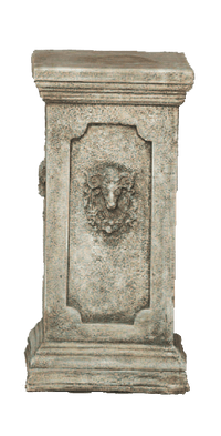 Thumbnail for Ram Base Cast Stone Outdoor Asian Collection Columns Tuscan 
