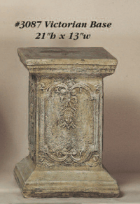 Thumbnail for Victorian Base Cast Stone Outdoor Asian Collection Columns Tuscan 
