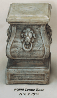 Thumbnail for Leone Base Cast Stone Outdoor Asian Collection Columns Tuscan 