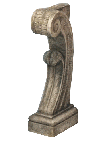 Foglia Leg Cast Stone Outdoor Asian Collection Wall Ornament Tuscan 