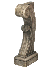 Thumbnail for Foglia Leg Cast Stone Outdoor Asian Collection Wall Ornament Tuscan 