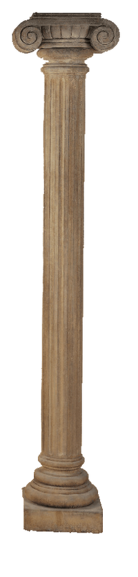 Thumbnail for Ionic Column Cast Stone Outdoor Asian Collection Columns Tuscan 