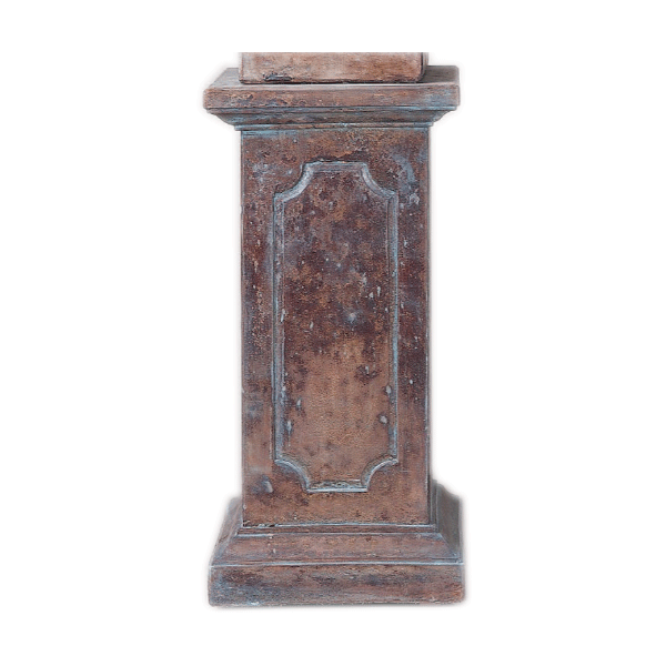 Merano Pedestal Cast Stone Outdoor Garden Planter Planter Tuscan 