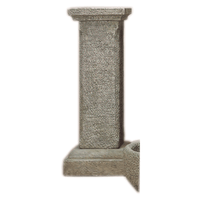 Thumbnail for Quadro Pedestal Cast Stone Outdoor Garden Planter Planter Tuscan 