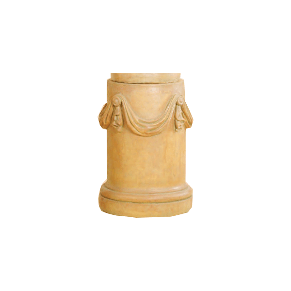 Palazo Atinori Pedestal Cast Stone Outdoor Garden Planter Planter Tuscan 