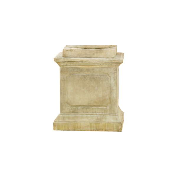 Primavera Pedestal Cast Stone Outdoor Garden Planter Planter Tuscan 