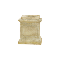 Thumbnail for Primavera Pedestal Cast Stone Outdoor Garden Planter Planter Tuscan 