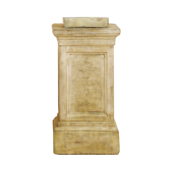 Doria Pedatsal Cast Stone Outdoor Garden Planter Planter Tuscan 