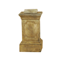Thumbnail for Estate Pedatsal Cast Stone Outdoor Garden Planter Planter Tuscan 