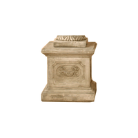 Thumbnail for Impero Pedestal Cast Stone Outdoor Garden Planter Planter Tuscan 