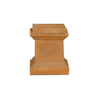 Thumbnail for Carolands Pedestal Cast Stone Outdoor Garden Planter Planter Tuscan 