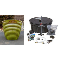 Thumbnail for Genova FNT3130 Ceramic Vase Complete Fountain Kit Vase Fountain Blue Thumb 