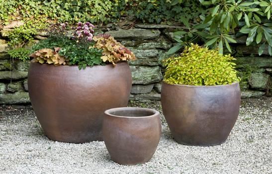 Campania International Terra cotta Kon Tum Urn/Planter Campania International 