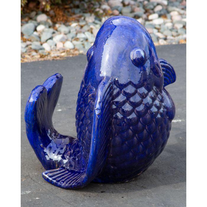 One of a Kind FNT3166 Ceramic Vase Complete Fountain Kit Vase Fountain Blue Thumb 