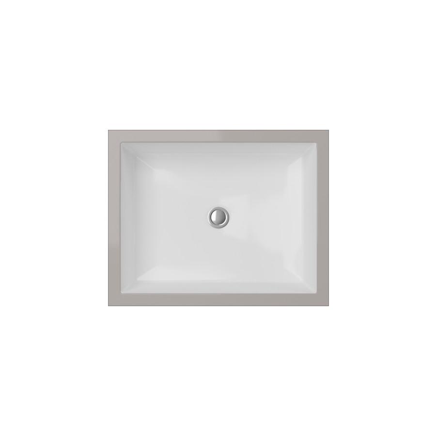 Cantrio Vitreous China undermount rectangle sink Ceramic Series Cantrio 