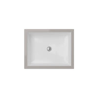 Thumbnail for Cantrio Vitreous China undermount rectangle sink Ceramic Series Cantrio 