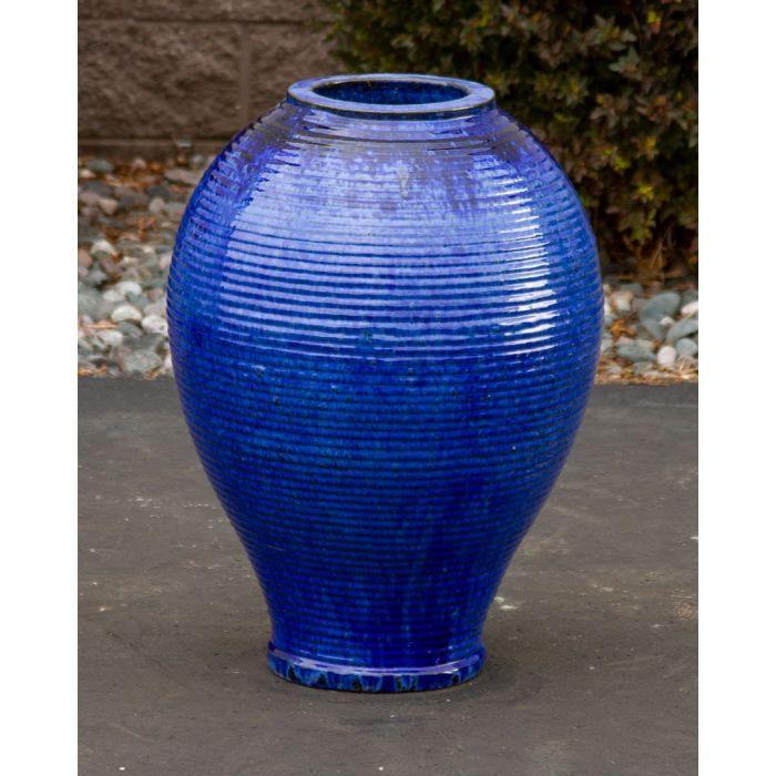 Genova FNT3216 Ceramic Vase Complete Fountain Kit Vase Fountain Blue Thumb 