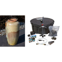 Thumbnail for Oil Jar FNT3225 Ceramic Vase Complete Fountain Kit Vase Fountain Blue Thumb 