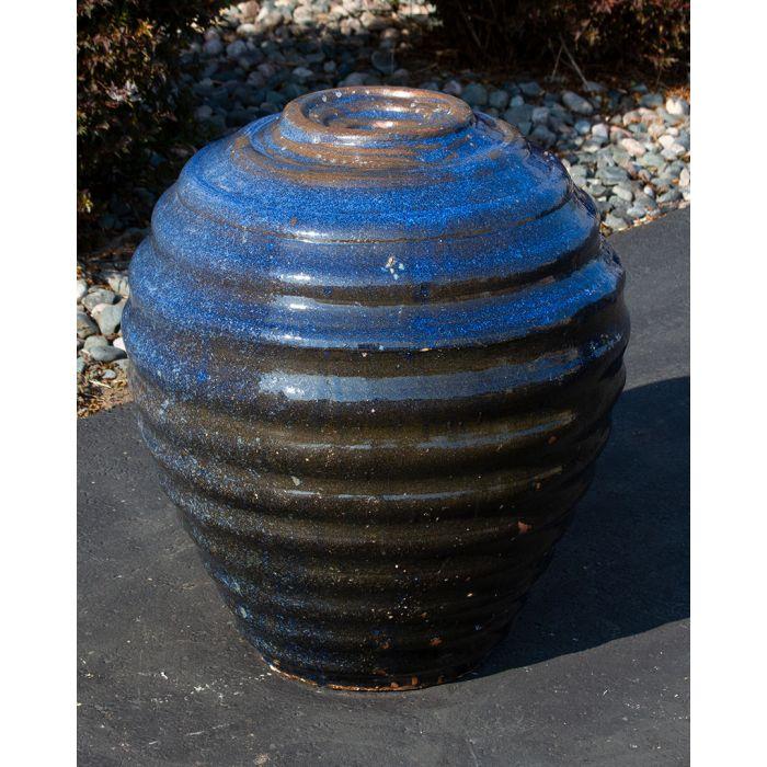 Genova FNT3229 Ceramic Vase Complete Fountain Kit Vase Fountain Blue Thumb 