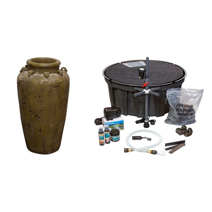 Amphora FNT3235 Ceramic Vase Complete Fountain Kit Vase Fountain Blue Thumb 