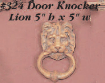 Door Knocker Lion Plaque Asian Collection Wall Ornament Tuscan 