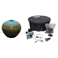 Thumbnail for One of a Kind FNT3240 Ceramic Vase Complete Fountain Kit Vase Fountain Blue Thumb 