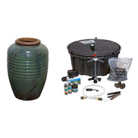 Thumbnail for One of a Kind FNT3241 Ceramic Vase Complete Fountain Kit Vase Fountain Blue Thumb 